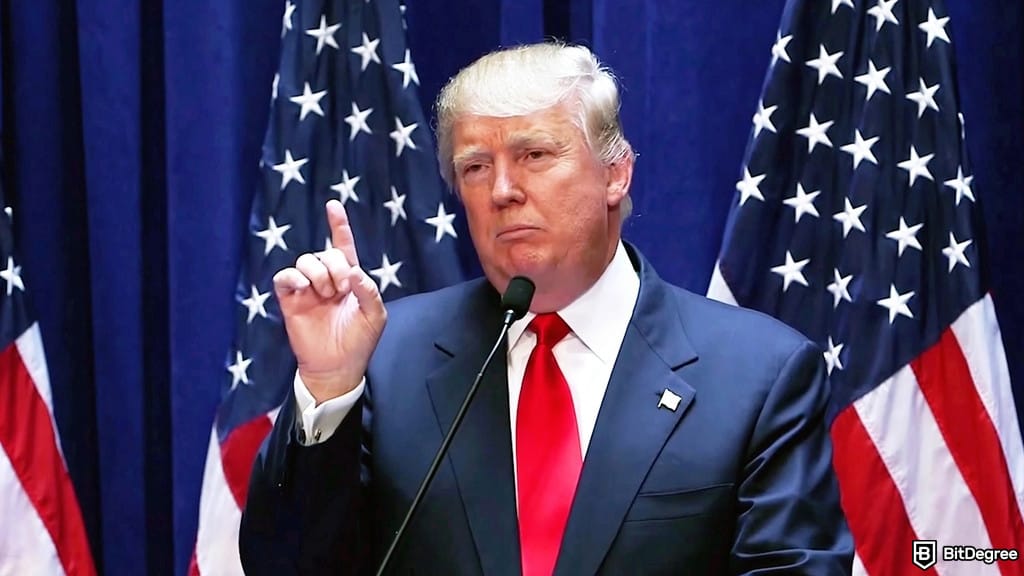 „Crypto“, „Fintech“ įmonės ragina Trumpą sustabdyti banko duomenų mokesčius